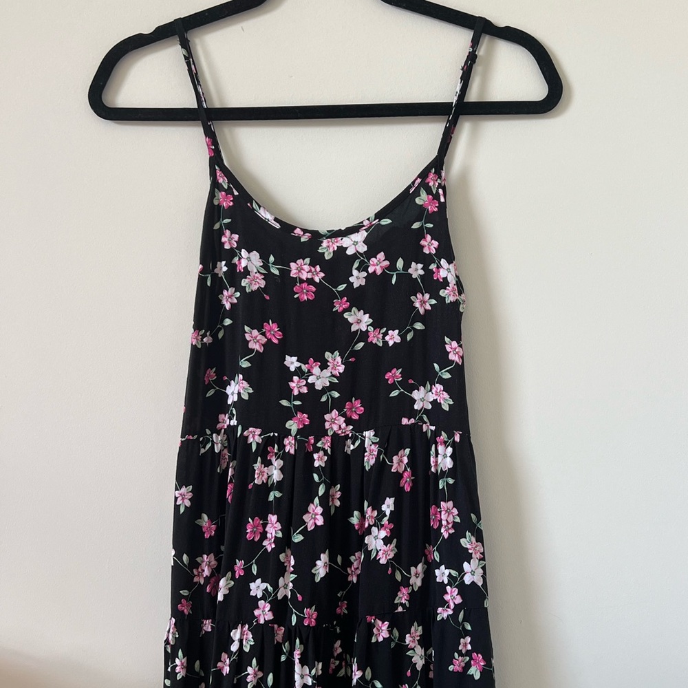 PacSun Floral Dress with ties in back